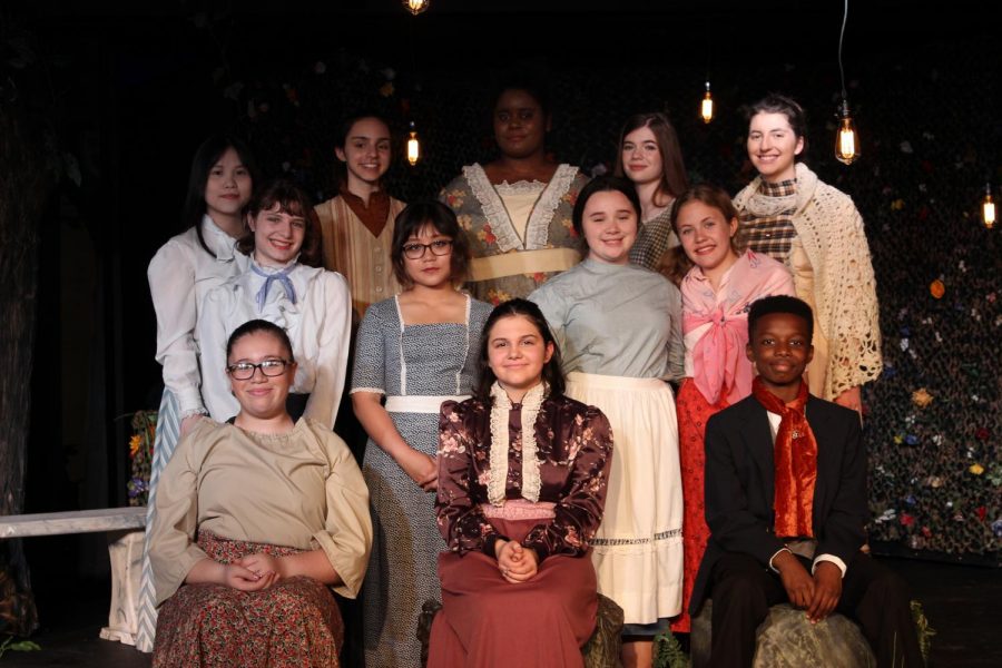 Cast photo for In the Graveyards, performed in MacDuffies Little Theater on May 11 and 12. Photo credit: Carrie Lu 19. 